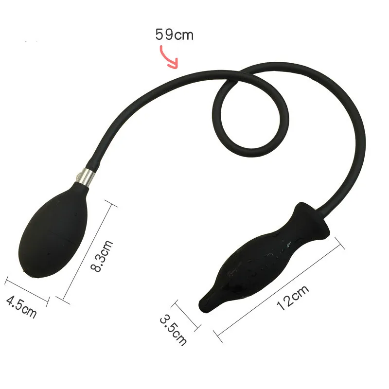 Large Anal Plug Maximum 12cm Dildo Inflatable Butt Expansion Adult Novelty Game Sex Fetish Toy for Gay | Красота и здоровье