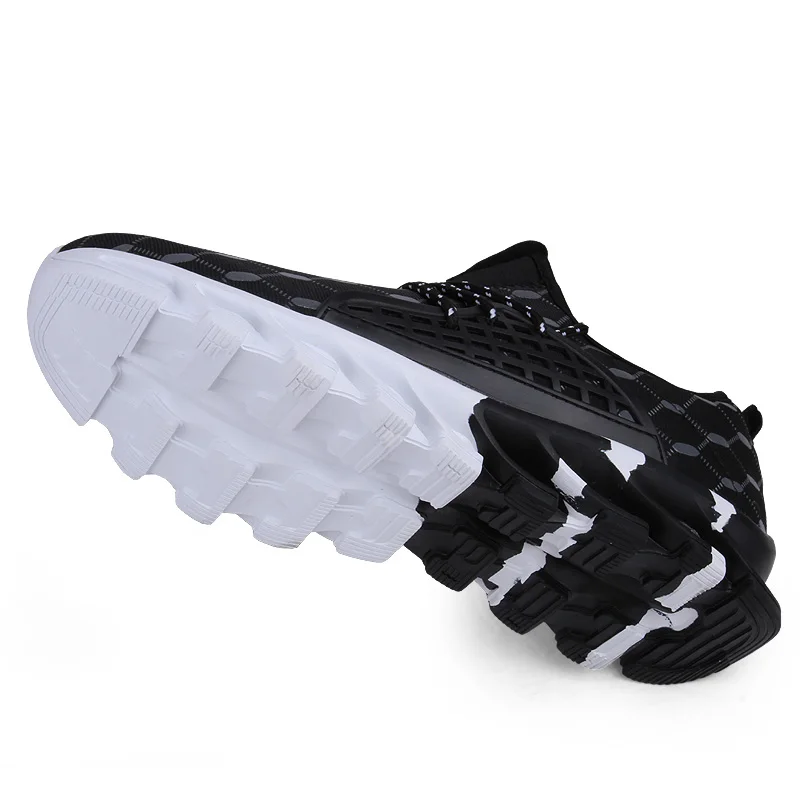 Causal Shoes for Man Breathable Mesh Male Black Outdoor Walking Sneakers Men Footwear 1701 | Обувь