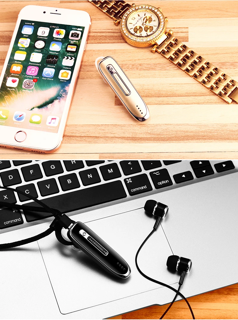 Bluetooth гарнитура Handsfree Auriculares беспроводные наушники аккумулятор большой мощности Дисплей наушники с микрофоном
