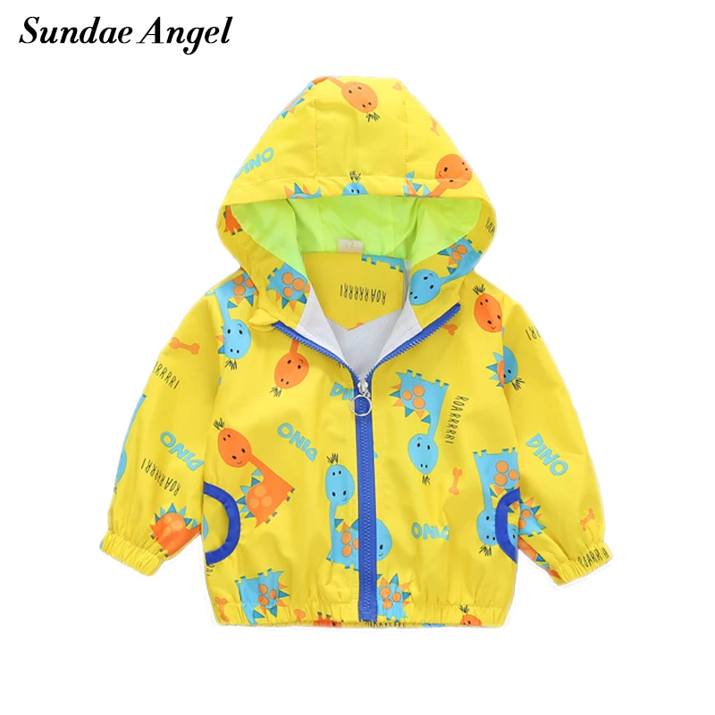 Куртка для мальчиков и девочек Sundae Angel Весенняя ветровка с длинным рукавом