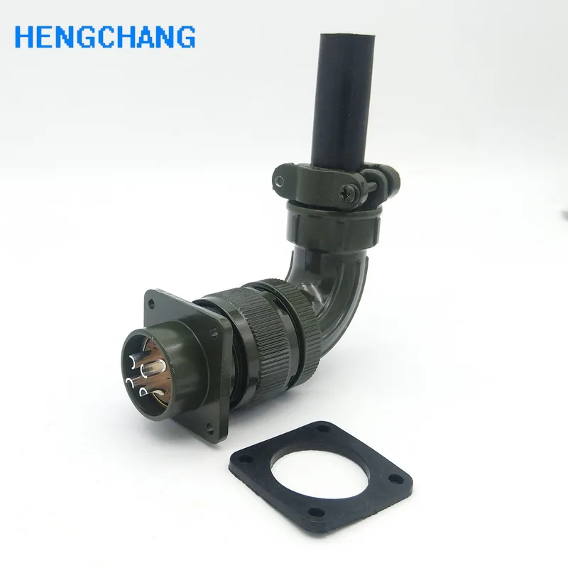 MS3102 3108A 18 10S правый угол 4 pin авиационный разъем для датчика зажигания servo Мотор