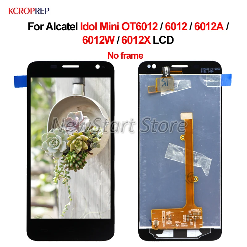 Для Alcatel Idol Mini OT6012 6012 6012A 6012W 6012X ЖК-дисплей для LCD 4 3&quot | Мобильные телефоны и