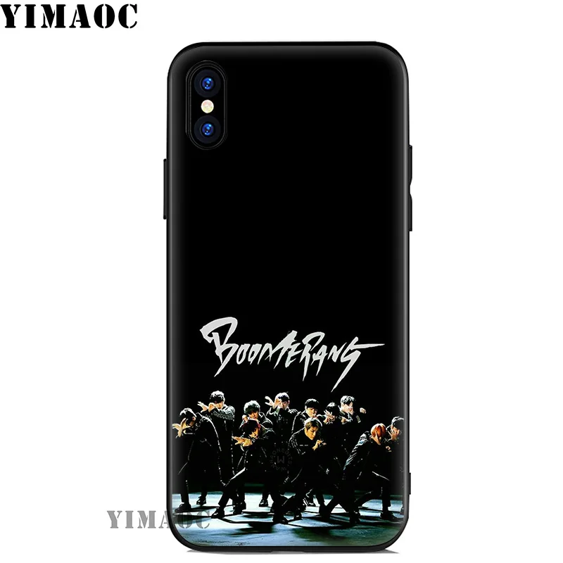 YIMAOC Wanna One Bands Soft Silicone Case for iPhone 11 Pro Xr Xs Max X or 10 8 7 6 6S Plus 5 5S SE |