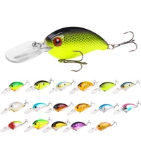 1pc 13 6g 10cm crankbait hard bait fishing wobblers bass spinner fishing lures 17 colors pesca fishing tackle