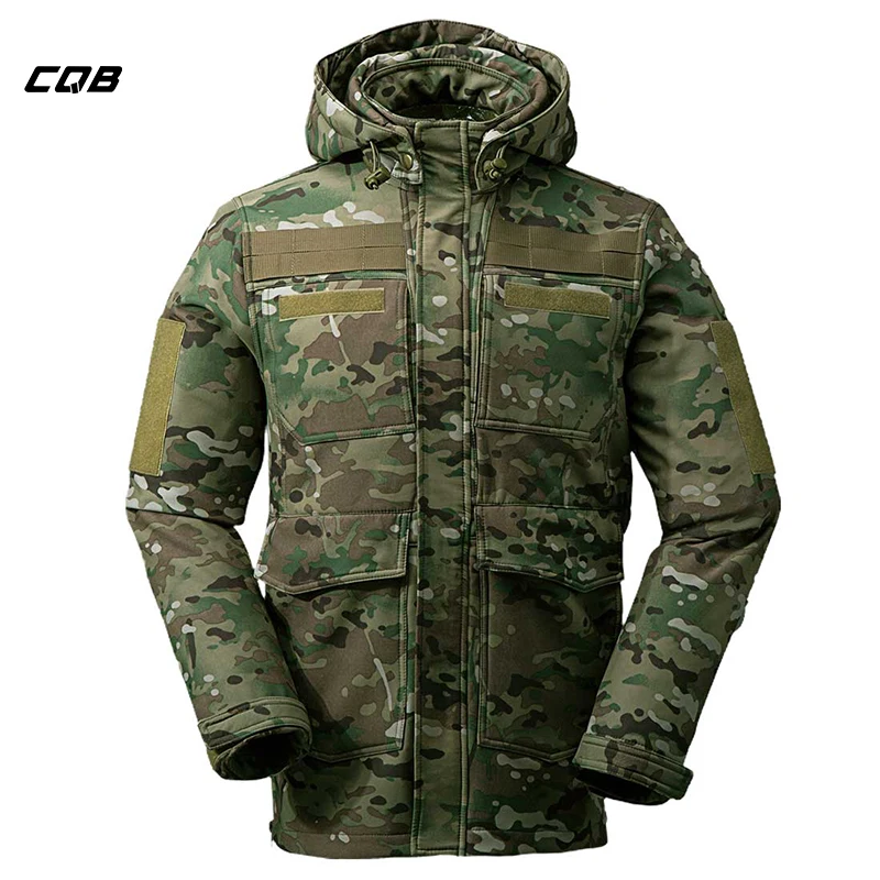 Теплая зимняя мужская куртка тактическая для охоты рыбалки и туризма