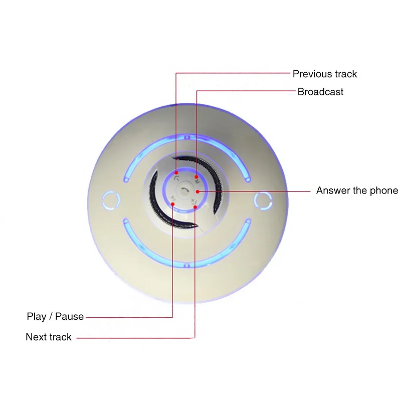 Магнитные плавающей левитации Портативный Беспроводной bluetooth светодиодный НЧ