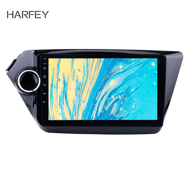 Автомагнитола Harfey для Kia K2 RIO мультисенсорный емкостный экран 9 дюймов GPS Bluetooth HD