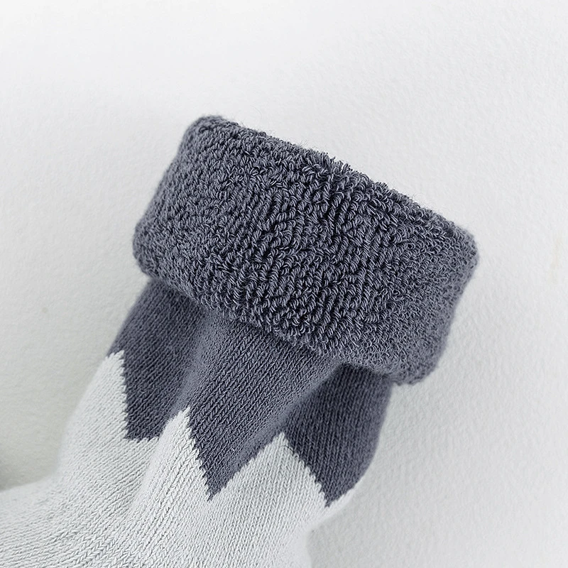 Носки для обуви детей осенне зимние Утепленные хлопковые носки 0 1 3 лет