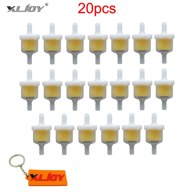 XLJOY 20 шт. бензиновый топливный масляный фильтр с магнитом для питбайка мини