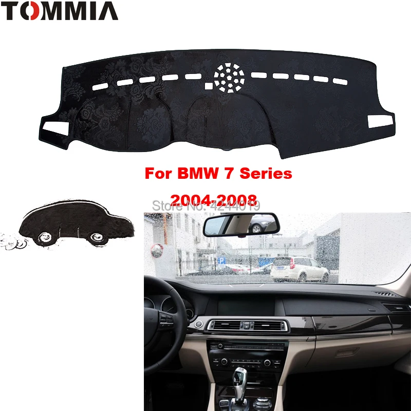 

TOMMIA Dashboard Cover Dash Mat for Car Sun Shade ANTI-UV Dash Pad Car Dashboard Mat For BMW 7 Series 2004-2008