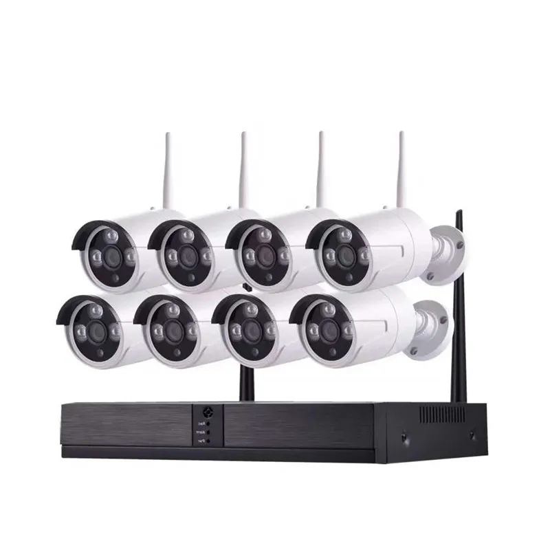 Розовый 8CH POE NVR наборы IP система наблюдения ссtv 2MP 1080 P комнатная наружная камера водонепроницаемый 2MP безопасности Видео монитор видеонаблюдения - Цвет: Розовый