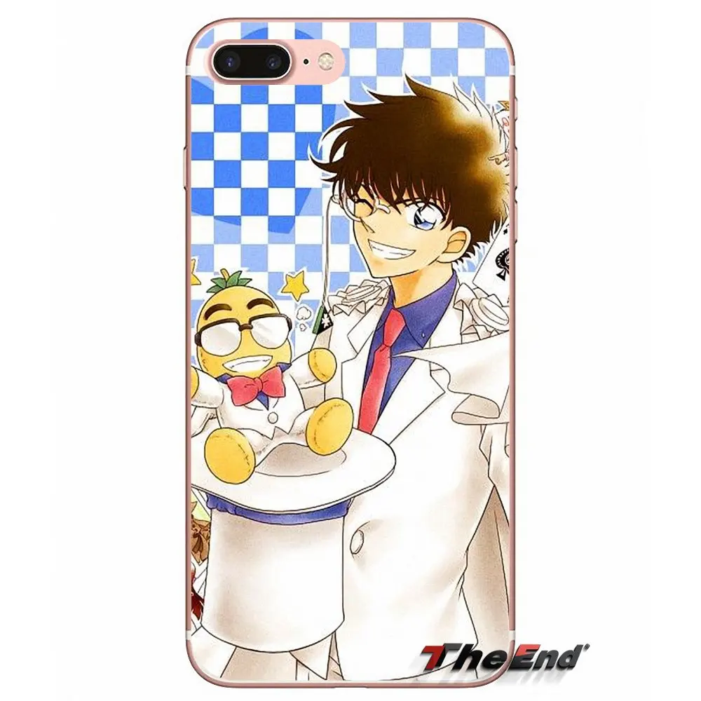 Для iPhone X 4 4S 5 5S 5C SE 6 6S 7 8 Plus Samsung Galaxy J1 J3 J5 J7 A3 A5 2016 2017 Magic Кайто Кид Phantom вор чехол|case