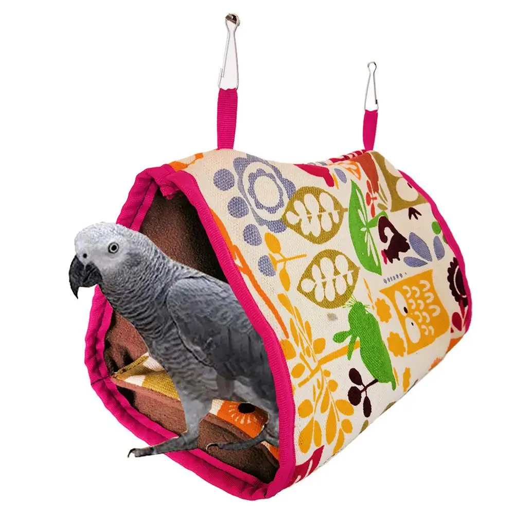 Pet Bird Hanging Hammock Soft Warm Triangular Nest Hamster Rabbit House Bed 2019 | Дом и сад