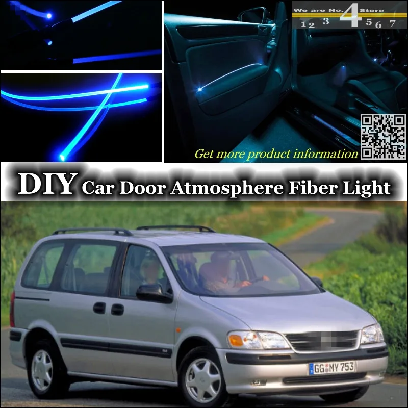 

interior Ambient Light Tuning Atmosphere Fiber Optic Band Lights For Opel Sintra For Vauxhall Sintra Inside Door illumination