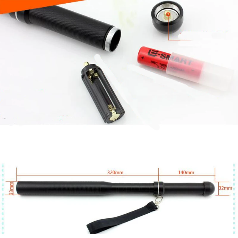 led flashlight q5 self defence Flashlights lamp for 3*AAA OR 1*18650 torch defensa personal no electrical shocker defense | Лампы и