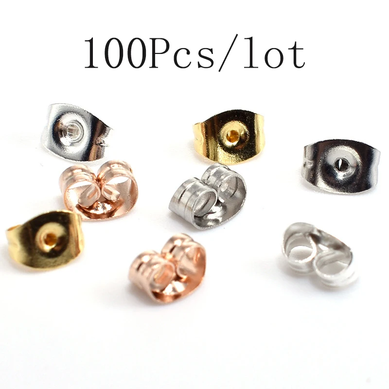 Серьги капельки из нержавеющей стали 100 шт./лот для самостоятельного