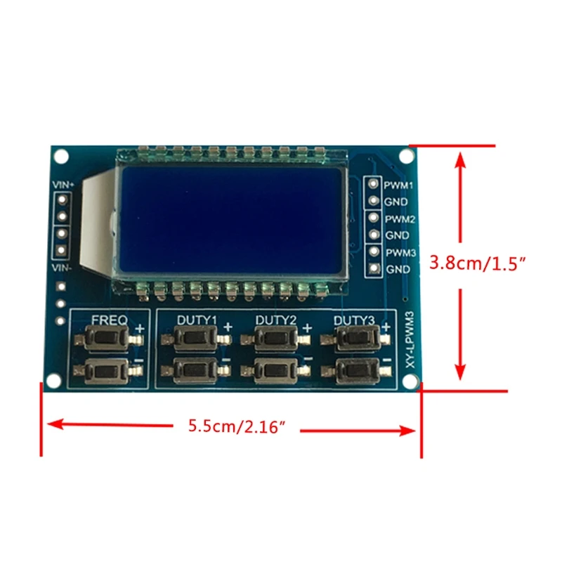 

New Signal Generator PWM PWM Module Signal Generator PWM Pulse Frequency Duty Cycle Adjustable Module LCD Display hot