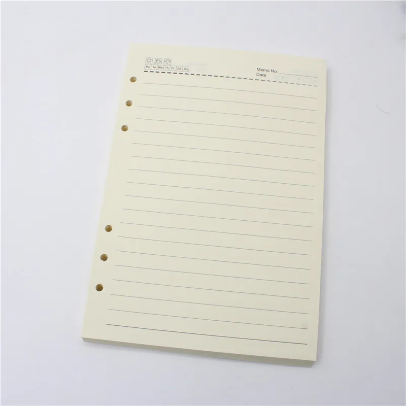 only beige papers a5 Многофункциональный спиральный блокнот из искусственной кожи с карманами для карт a5, ежедневник с кольцом, серый/черный, деловой подарок для руководителя - Цвет: only beige papers a5