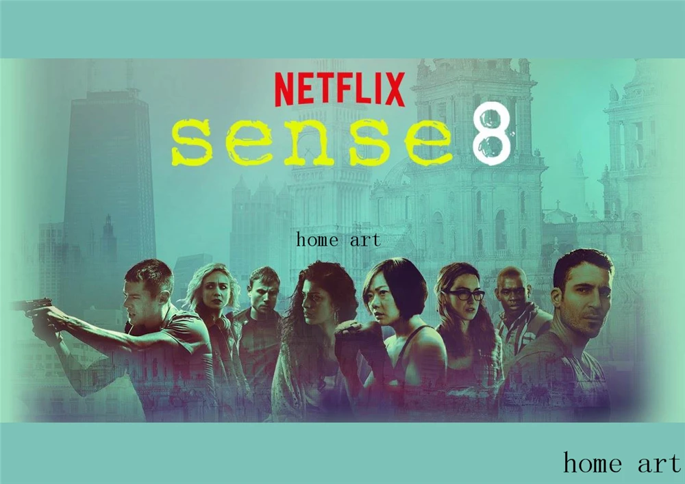 Плакат Sense 8 наклейки на стену с прозрачным изображением украшение для дома