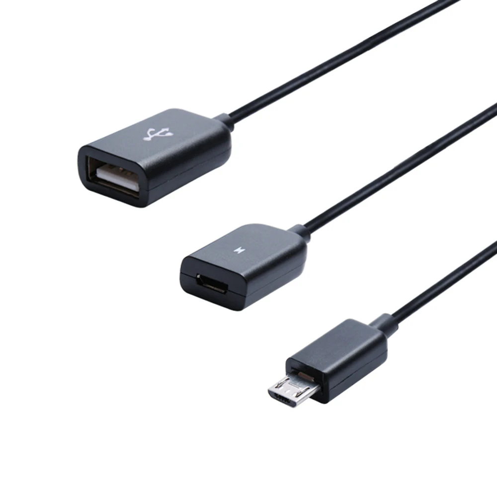 CHYI 4 порта USB 2,0 концентратор 4 в 1 микро USB хост OTG кабель зарядный концентратор Шнур адаптер сплиттер для Android телефон планшет usb накопители