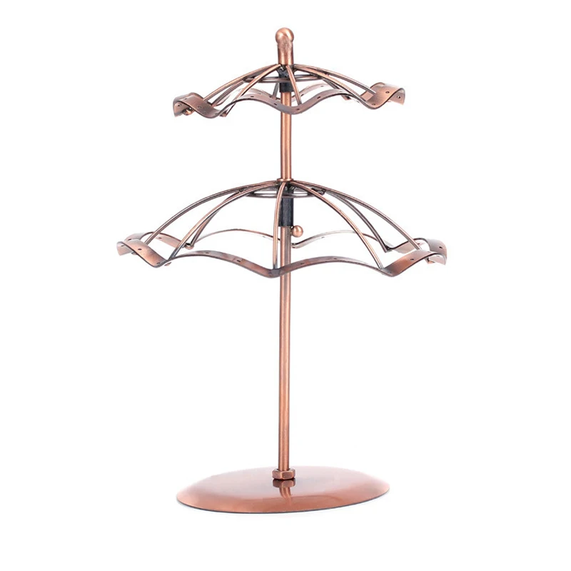 Коричневый органайзер для ювелирных изделий|holder for earings|display stand holderjewelry display organizer |