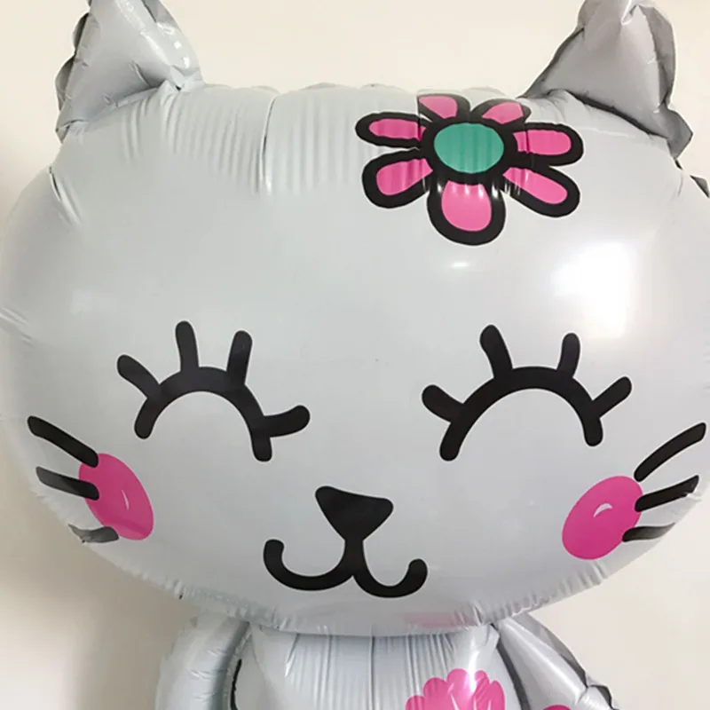 Новый 80*45 см кошка рыбы Русалка фольгированные шары День рождения Baby shower