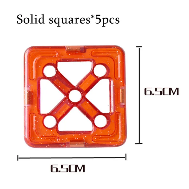 Магнитные строительные блоки mylb просвечивающие магнитные квадратные модели и