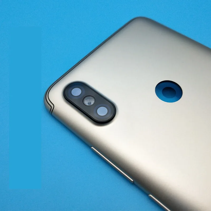 Чехол для Xiaomi Redmi S2/Redmi Y2, задняя крышка, корпус, задняя дверь, камера, стекло, объектив, запасные части