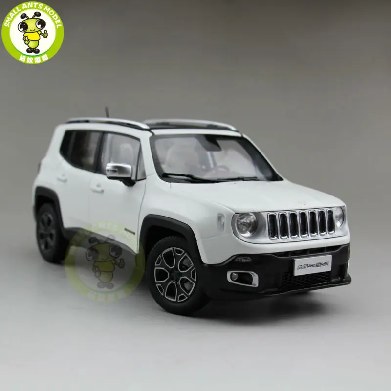 1/18 Jeep Renegade Cherokee литой металлический Автомобиль Suv Модель Коллекция подарок белый цвет