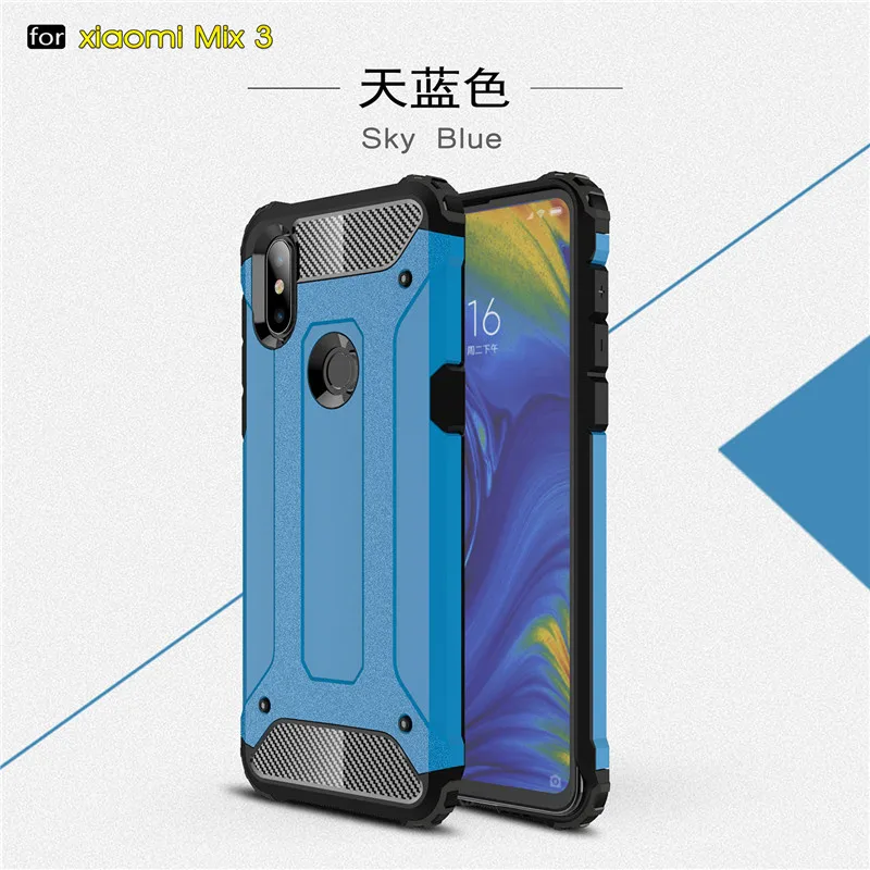 Чехол-накладка для Xiaomi Mi Mix 3 противоударный прочный силиконовый | Мобильные