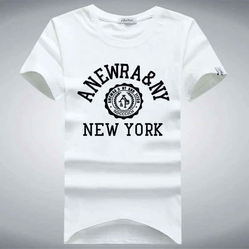 Hot!Mens t shirts fashion 2016/t shirt men/t-shirt men/casual-shirt/men clothes fitness hip hop New york kanye west element | Мужская