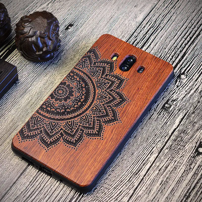 Индивидуальные узорные Чехлы для Huawei Mate 10 деревянные полностью защитные
