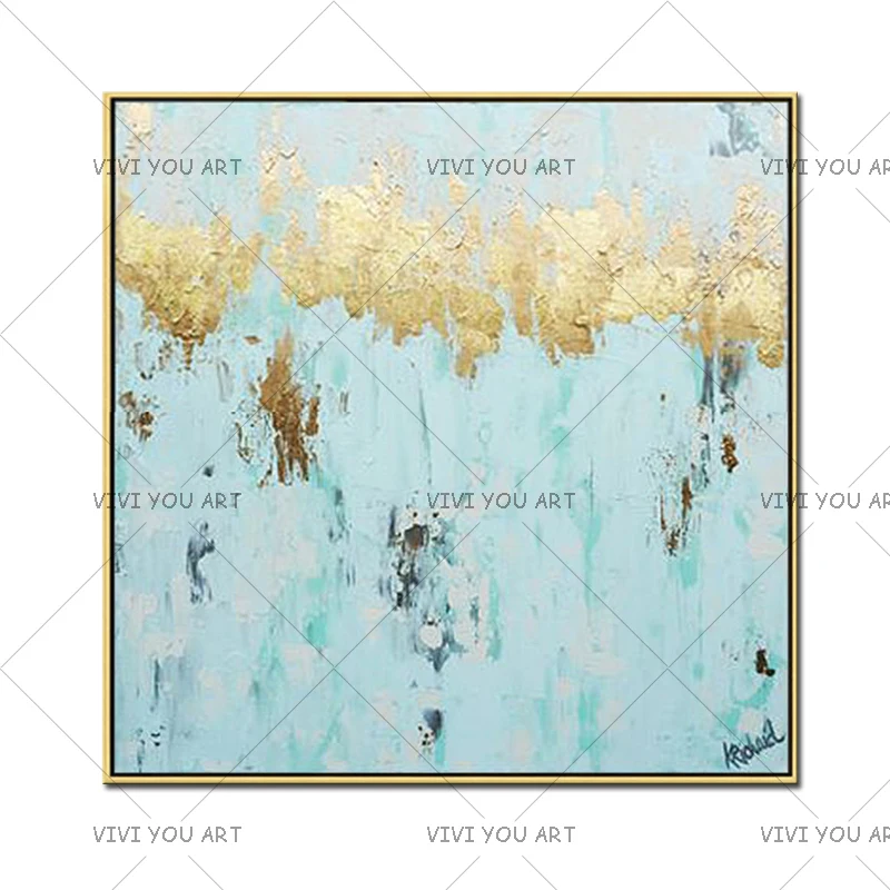

100% Hand-painted Abstract Still Life Oil Painting Living Room Canvas Modern Pictures For Living Room Bedroom Decor No Frame