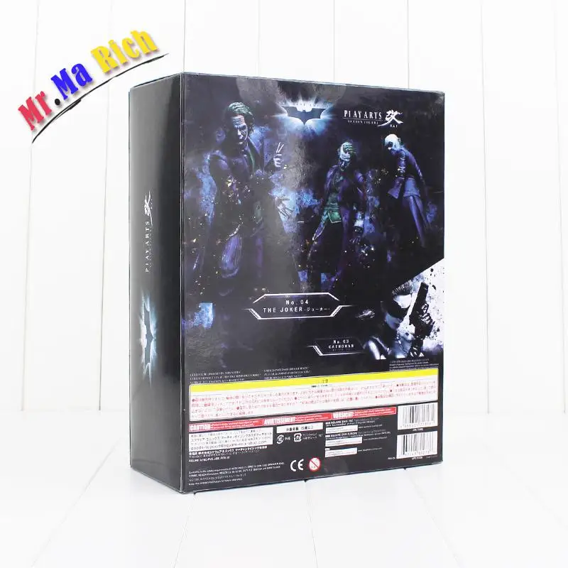 22 см Gioca Arts Kai no.04 Il Joker Action Figure Jolly Con Carte Da Poker Coltello Guanti Maschera Modello Bambola Collezione|joker action