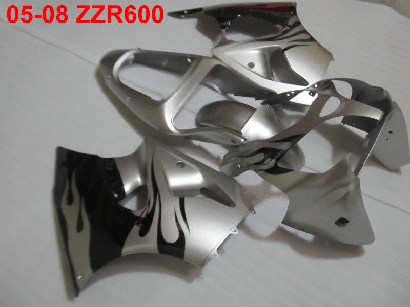 Литья под давлением Бесплатная 7 подарок комплект обтекателей для Kawasaki Ninja ZZR600 05 06