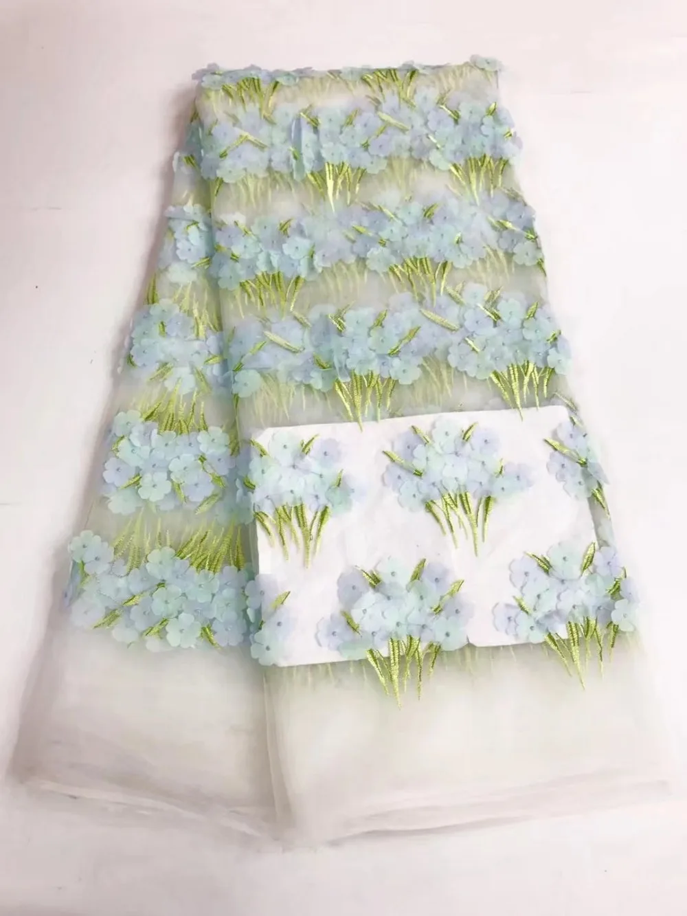 Бренд новый дизайн 3d аппликацией французского кружева 5 ярдов/серия! jy-6-1 | Дом и