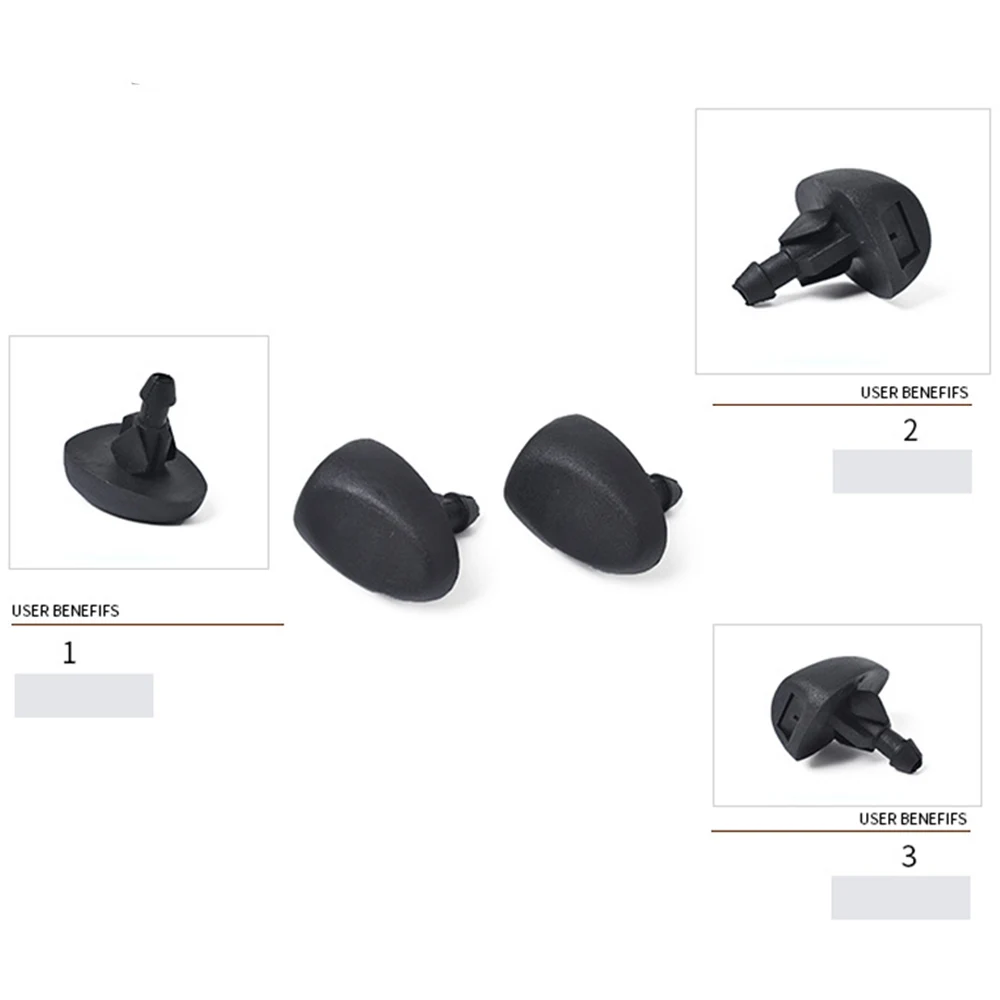 2 предмета переднего лобового стекла автомобиля туман Шайба Двигателя