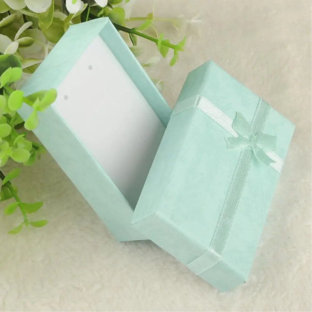 8x5x2.5cm Blue Модный Красочный 1 шт. 4x4x3 см/8x5x2,5 см/9x7x3 см органайзер для ювелирных изделий Коробка для хранения колец Милая коробка маленькая Подарочная коробка для колец Серьги - Цвет: 8x5x2.5cm Blue