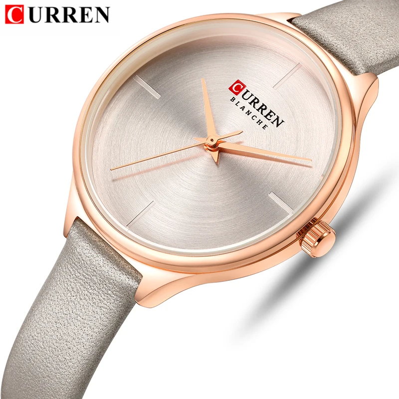 

CURREN Women Simple Quartz Watches Female Fashion Luxury Analog Watch Ladies Leather Waterproof Wristwatch relogios feminino