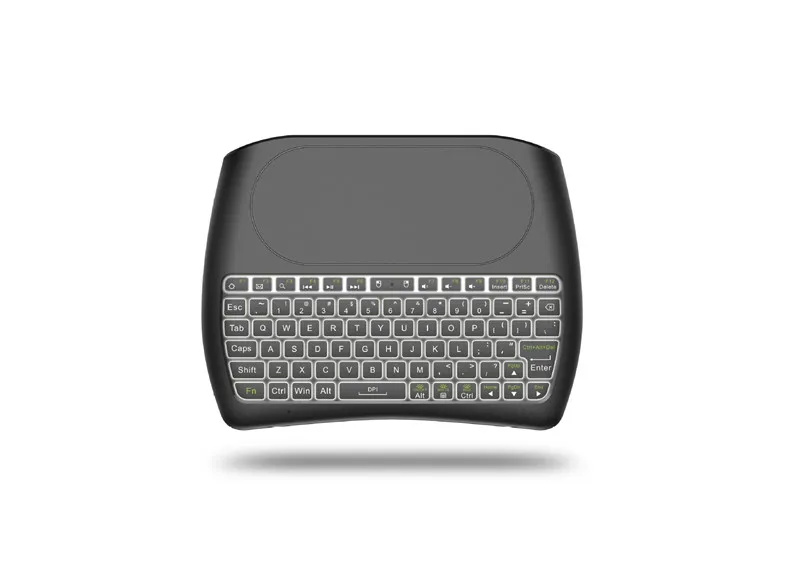 

2.4GHz Wireless Mini Keyboard D8 pro 7 colors Backlit i8 English Russian Air Mouse Touchpad Controller for Android TV Box PC