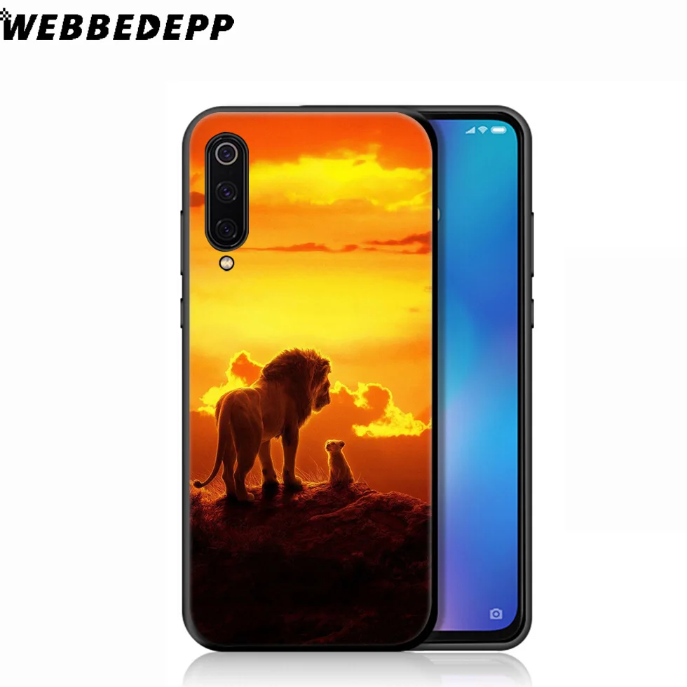 Мягкий чехол WEBBEDEPP Lion King для Xiaomi Mi 9T 9 8 SE 6 A1 A2 A3 Lite MiA1 MiA2 MiA3 F1 MAX 3 Mi8 CC9E CC9 |