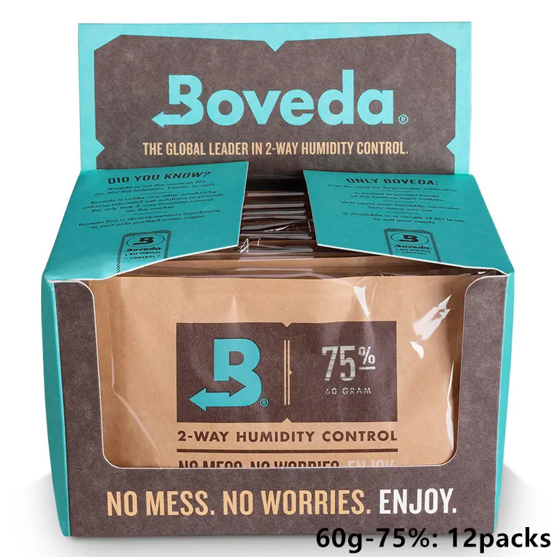 Boveda, профессиональная сигарная увлажняющая сумка, сумка для влажности, сумка для увлажнения, сумка для увлажнения сигар, сумка для увлажнения сигар - Цвет: 75-big-60g-12packs