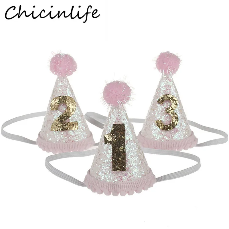 Chicinlife 1 шт. 1-я 2-я 3-я повязка на голову с короной день рождения для мальчиков и