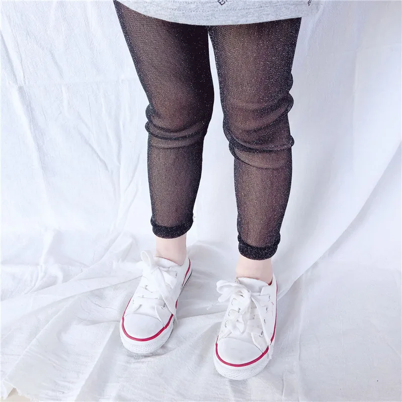 Летние леггинсы для девочек шикарные штаны маленьких ультратонкие малышей