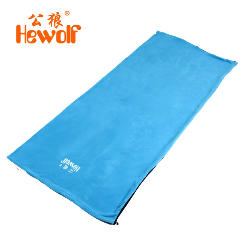 Hewolf 178 см * 77 Сверхлегкий Открытый спальный мешок лайнер флис портативный