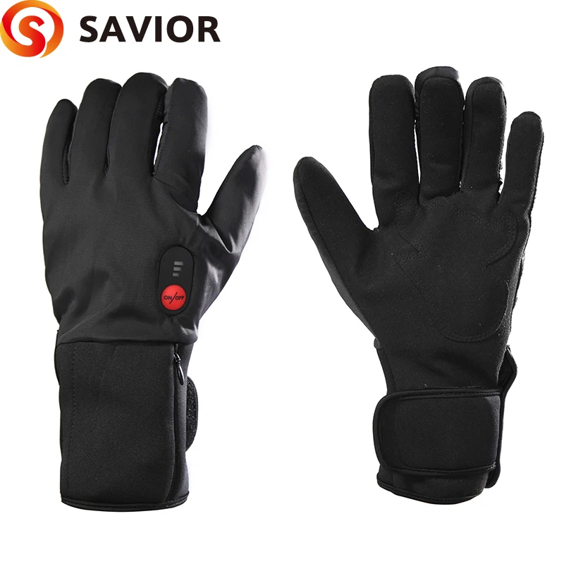 Перчатки с электроподогревом для мужчин и женщин тонкие зимнего сезона лыжного