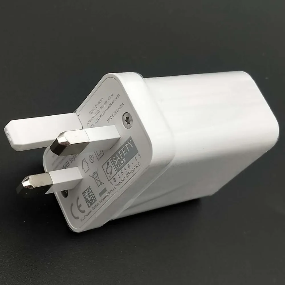 UK charger only huawei 4,5 v 5a 5v 4.5a SuperCharge Зарядное устройство Usb Быстрая Зарядка адаптер 5A type C кабель для P20 Honor 20 Pro 20S 10 V10 V20 - Тип штекера: UK charger only