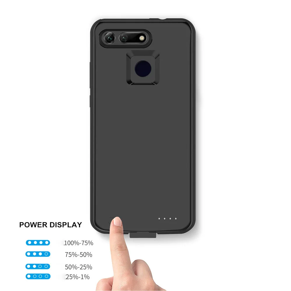 Чехол для зарядного устройства NTSPACE s для huawei Honor V20, 6500 мА/ч, портативный чехол для зарядки аккумулятора с зажимом для Honor V20, чехол для питания
