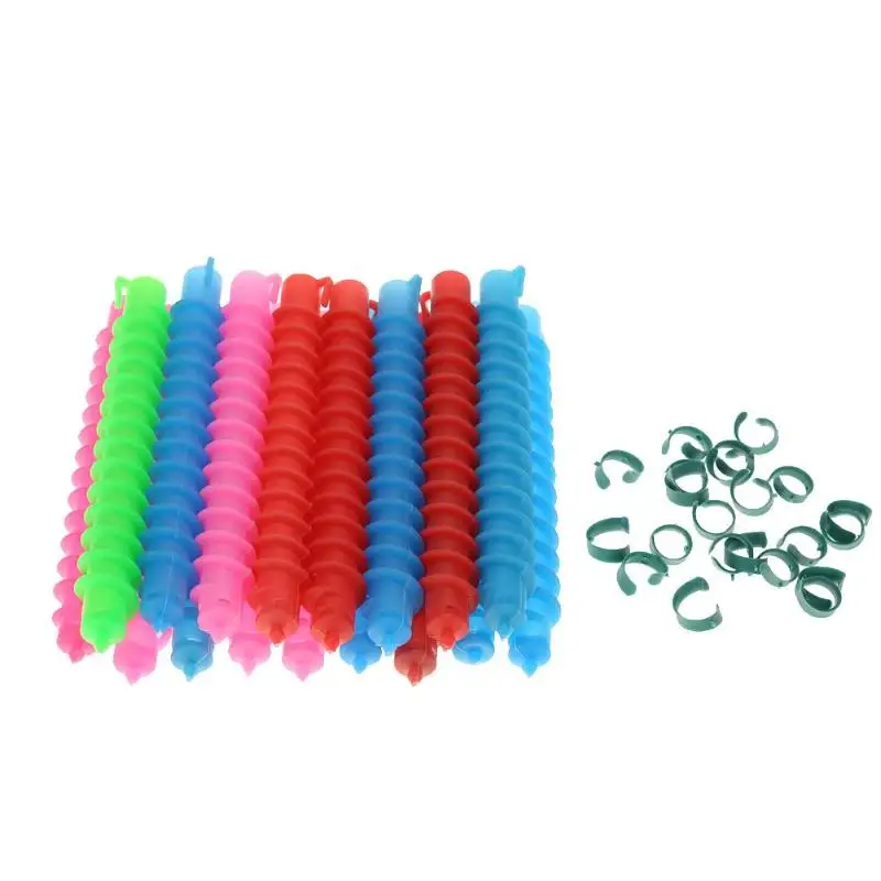 18pcs 165 X 15mm 18/35 шт. Пластик Длинная спиральная волос Пермь стержней парикмахерские бигуди DIY парикмахерские ножницы для укладки волос Ролики Инструмент для салона - Цвет: 18pcs 165 X 15mm