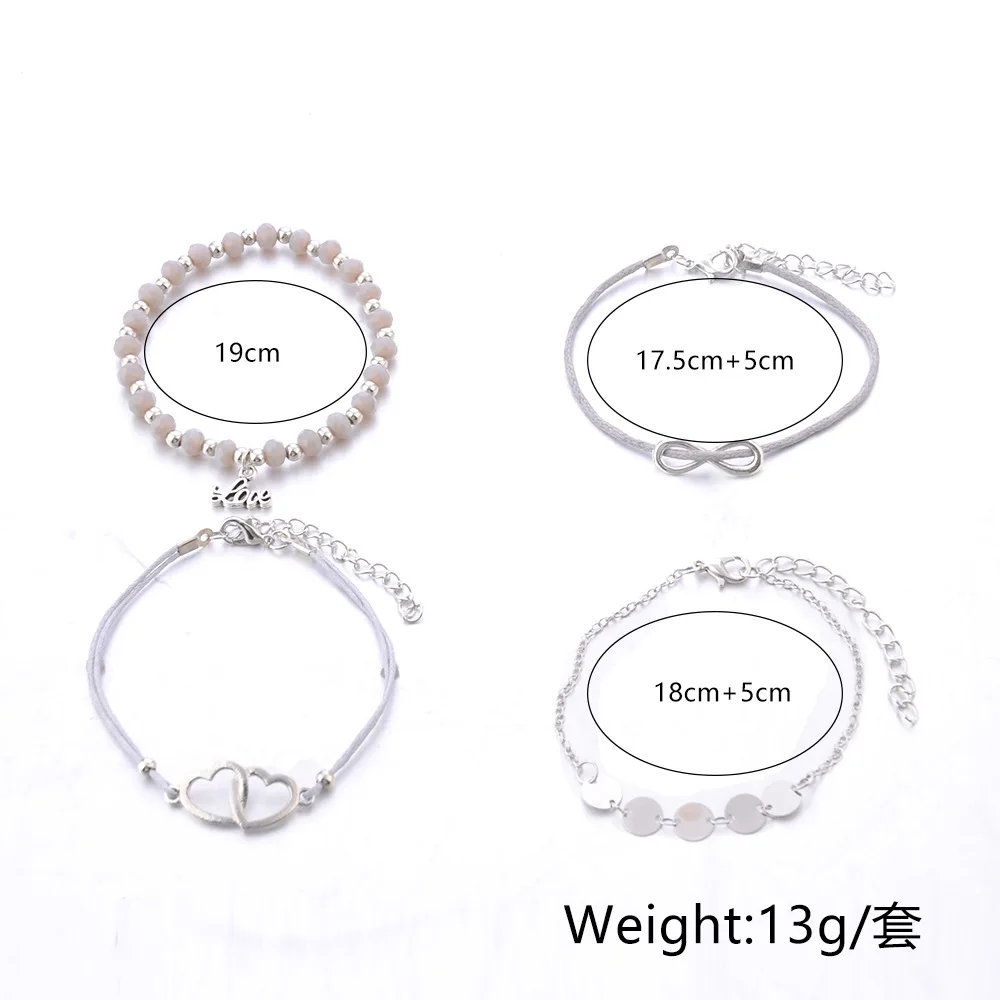 Европа и Америка Любовь 8 слов английские буквы ручной работы вафли браслет набор